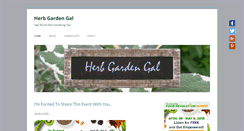 Desktop Screenshot of herbgardengal.com