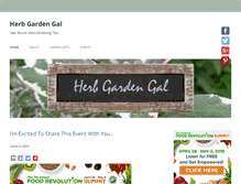 Tablet Screenshot of herbgardengal.com